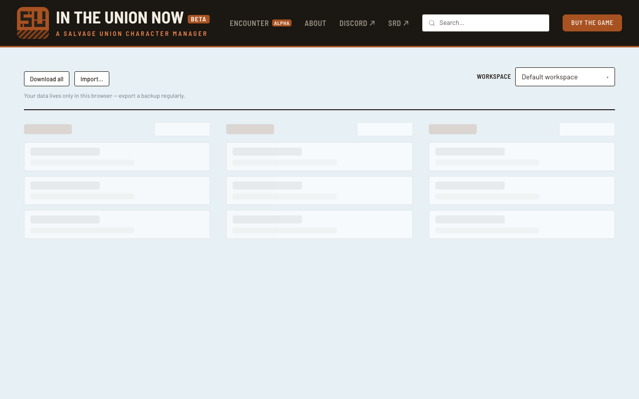 InTheUnionNow — screenshot